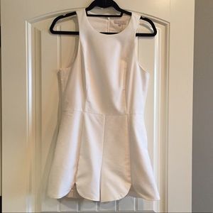 1.state White Preppy Romper